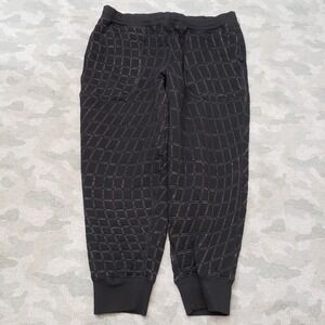 Nike Joggers Pants Womens 32 Black Reversible Tapered Leg